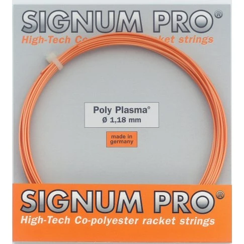 Besaitung Mit Tennissaite Signum Pro Poly Plasma (Haltbarkeit) Orange 3 Besaitung Mit Tennissaite Signum Pro Poly Plasma (Haltbarkeit) Orange